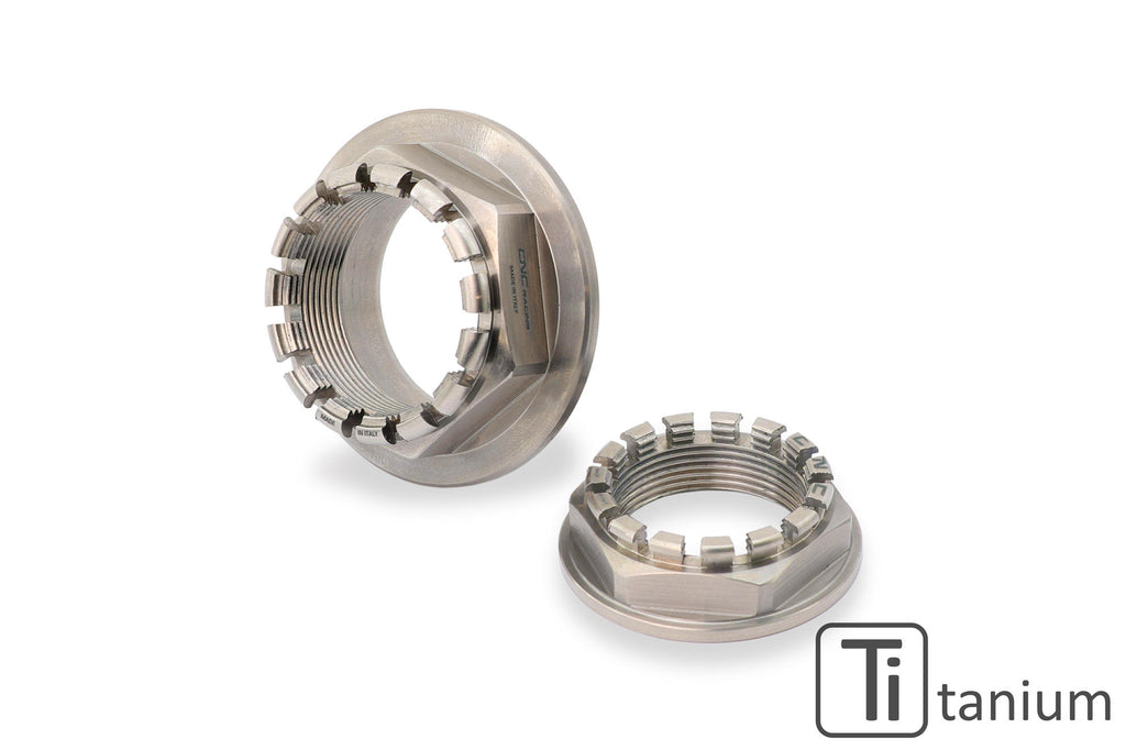 CNC RACING | Rear wheel axle nut sets Ducati Titanium