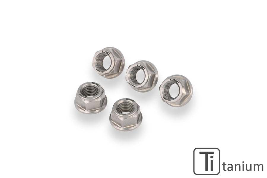 CNC RACING | Rear sprocket nut set M10x1.25 Titanium