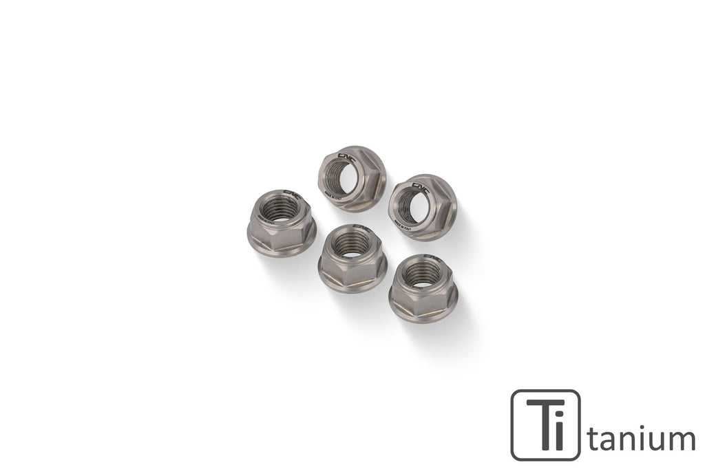 CNC RACING | Sprocket flange nuts MV Agusta M8x1.25 Titanium