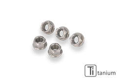 CNC RACING | Nuts sets rear sprocket flange Ducati M10x1 Titanium