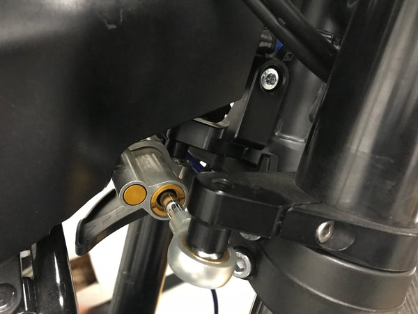 Graves Motorsports Yamaha R7 WORKS Steering Damper Mount 