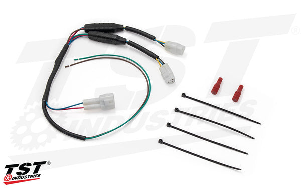 TST DRL to Turn Signal Harness Converter for Yamaha YZF-R6 2017-2020