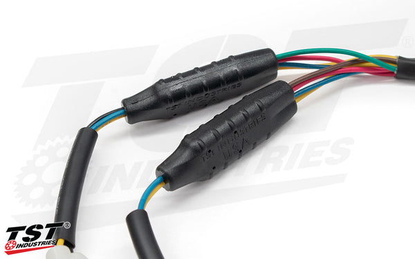 TST DRL to Turn Signal Harness Converter for Yamaha YZF-R6 2017-2020