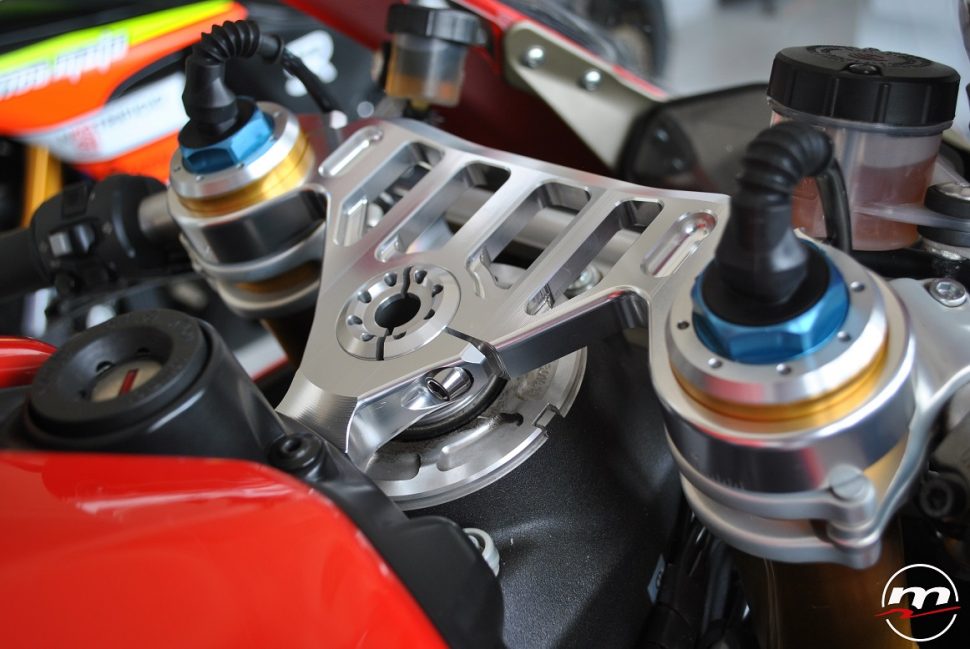 Melotti Racing Top Triple Clamp for Ducati Panigale V2 / 899 / 959 / 1199 / 1299