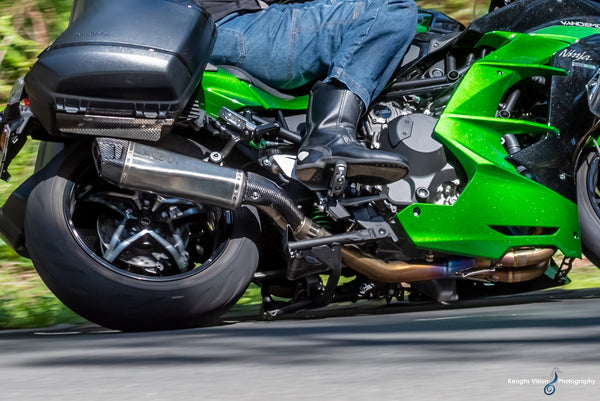 Kawasaki H2 SE SX Vandemon Titanium Exhaust System 2018-26
