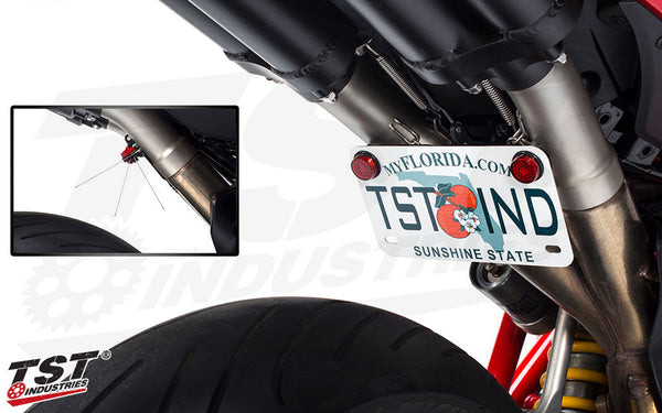 TST Adjustable Fender Eliminator for Ducati 848 / 1098 / 1198