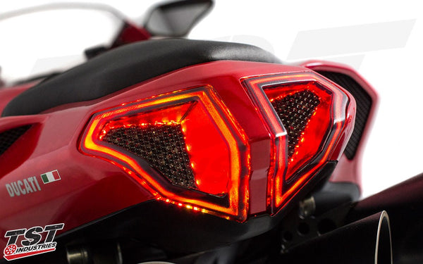 TST LED Integrated Sequential Tail Light for Ducati 848 1098 1198