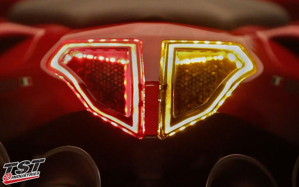 TST LED Integrated Sequential Tail Light for Ducati 848 1098 1198