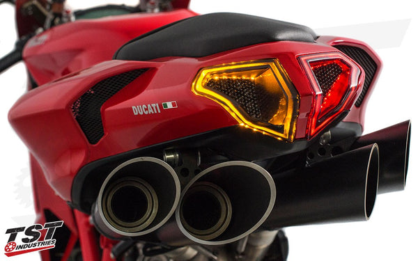 TST LED Integrated Sequential Tail Light for Ducati 848 1098 1198