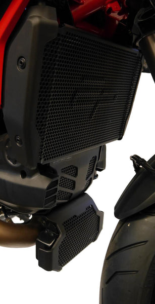 Evotech Performance Ducati Hypermotard 939 SP Radiator & Engine And Oil Cooler Guard Set 2016 - 2018 - image 3