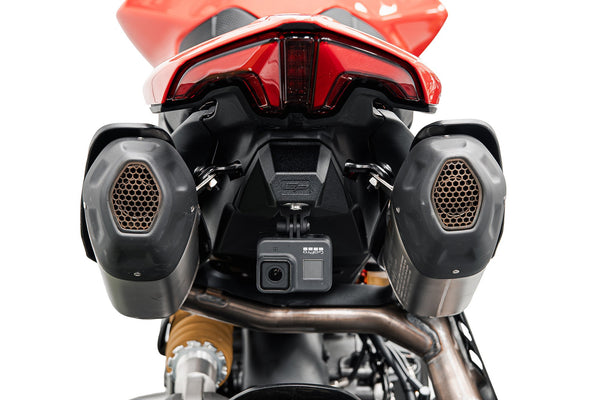 Evotech Performance Rear Facing Action Camera Mount - Ducati Hypermotard V2 (2026+)