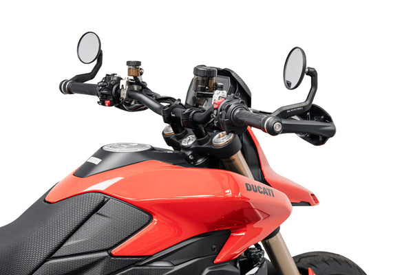 Evotech Performance Ducati Hypermotard V2 SP (2026+) Handguard Bar End Mirrors (Retro)