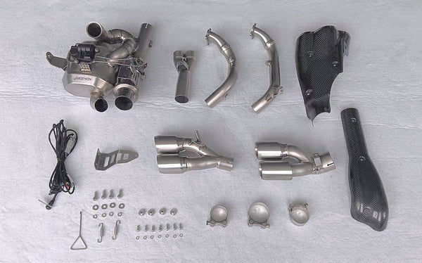 Ducati Diavel V4 Stealth Bimodal Quattro Titanium Exhaust System 2023-2026
