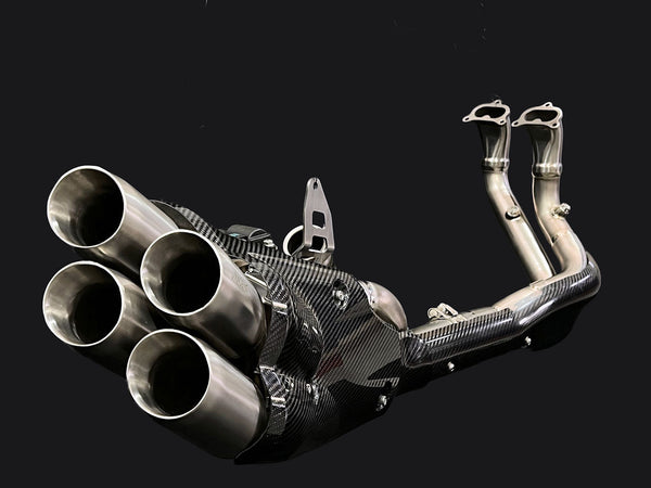 Ducati Diavel V4 Stealth Bimodal Quattro Titanium Exhaust System 2023-2026