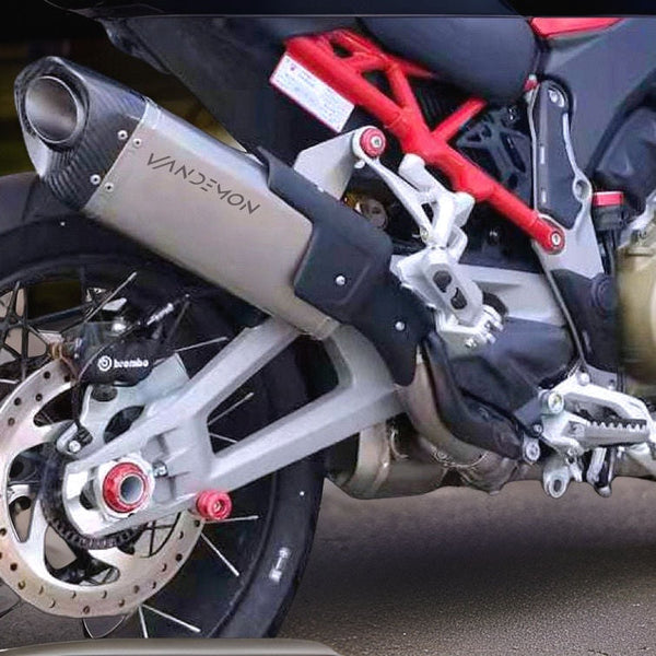 Ducati Multistrada V4 Bimodal Stealth Titanium Slip-On Muffler 2021-2024