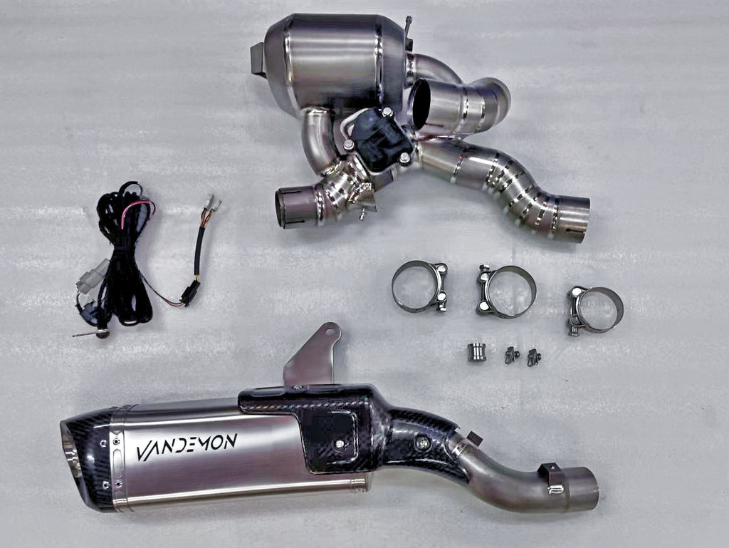Ducati Multistrada V4 Bimodal Stealth Titanium Slip-On Muffler 2021-2024