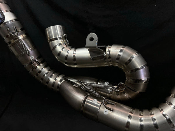 Ducati Panigale & Streetfighter V4 Titanium High Mount 3/4 Slip-On 2018-21