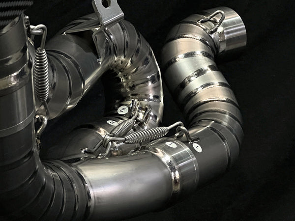 Ducati Panigale & Streetfighter V4 Titanium High Mount 3/4 Slip-On 2022-2024