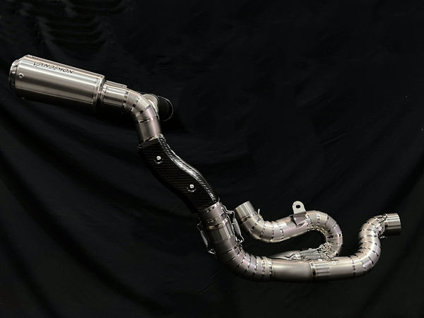 Ducati Panigale & Streetfighter V4 Titanium High Mount 3/4 Slip-On 2022-2024