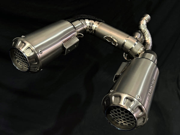 Ducati Panigale & Streetfighter V4 Titanium High Mount 3/4 Slip-On 2018-21
