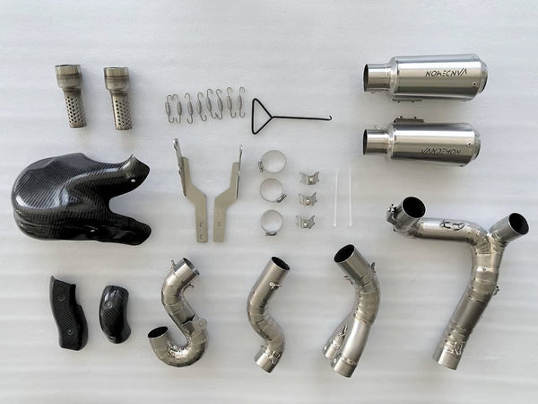 Ducati Panigale & Streetfighter V4 Titanium High Mount 3/4 Slip-On 2018-21