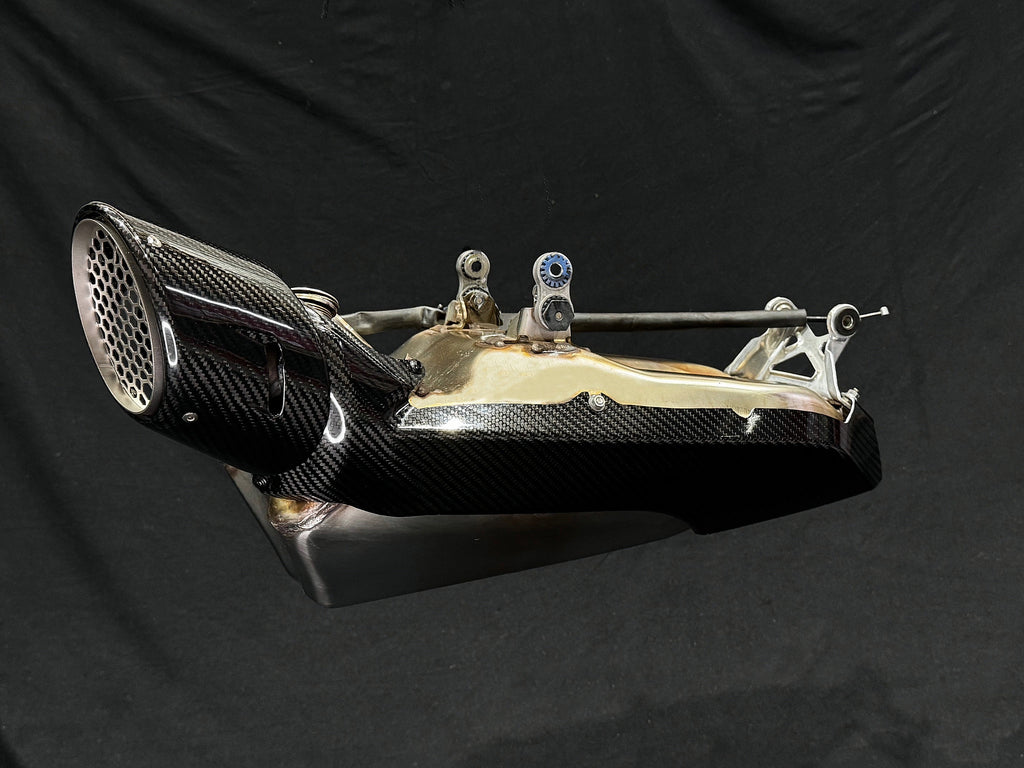 Carbon Fibre Dresser Kit Ducati V2 Panigale OEM Muffler 2020-2024