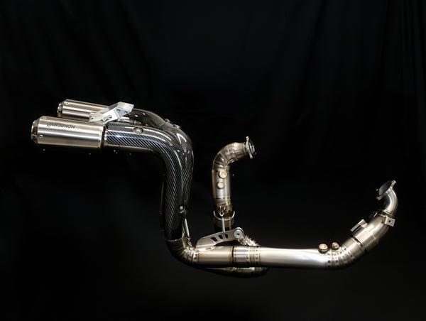 Ducati Panigale 1199, 1199S, 1299, 1299S, 1299 SP & R Titanium High Mount Exhaust System