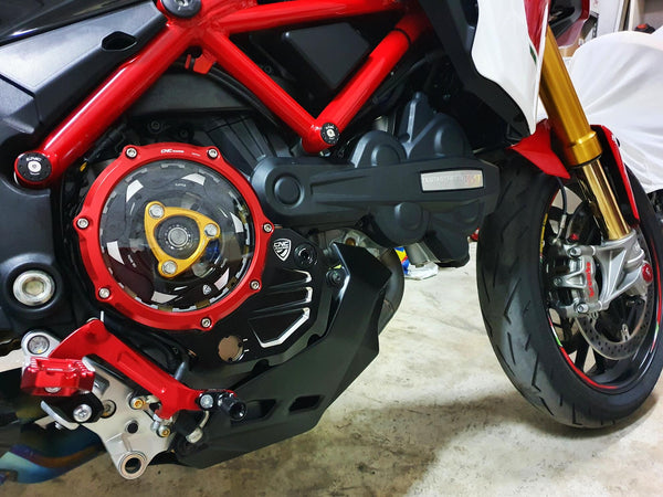 CNC RACING | Clear cover oil bath clutch Ducati