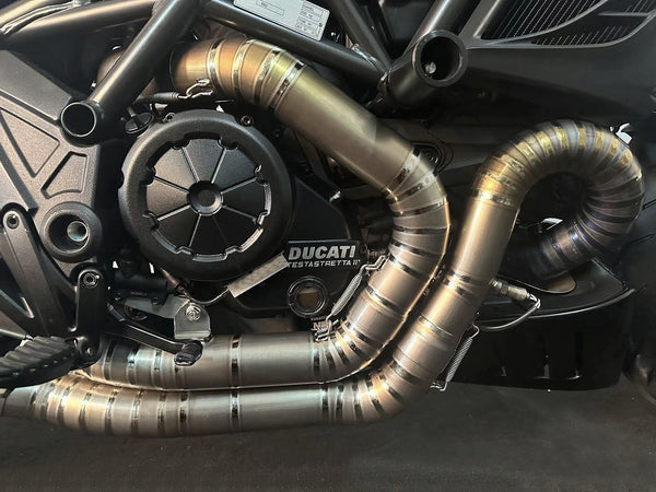 Ducati Diavel 1200 Split Pulse Titanium Exhaust System