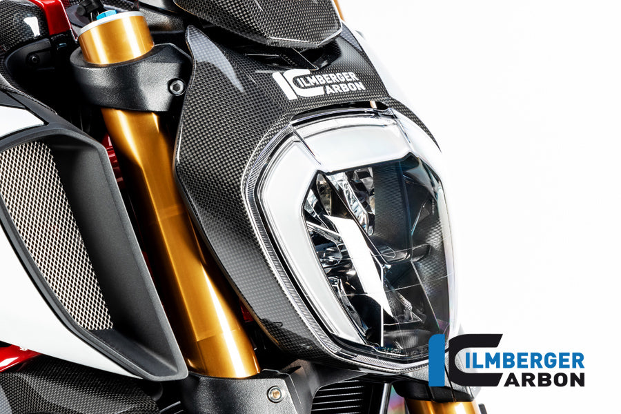 Ilmberger Carbon | Headlight cover gloss Diavel 1260 — Ducati Diavel from 2019