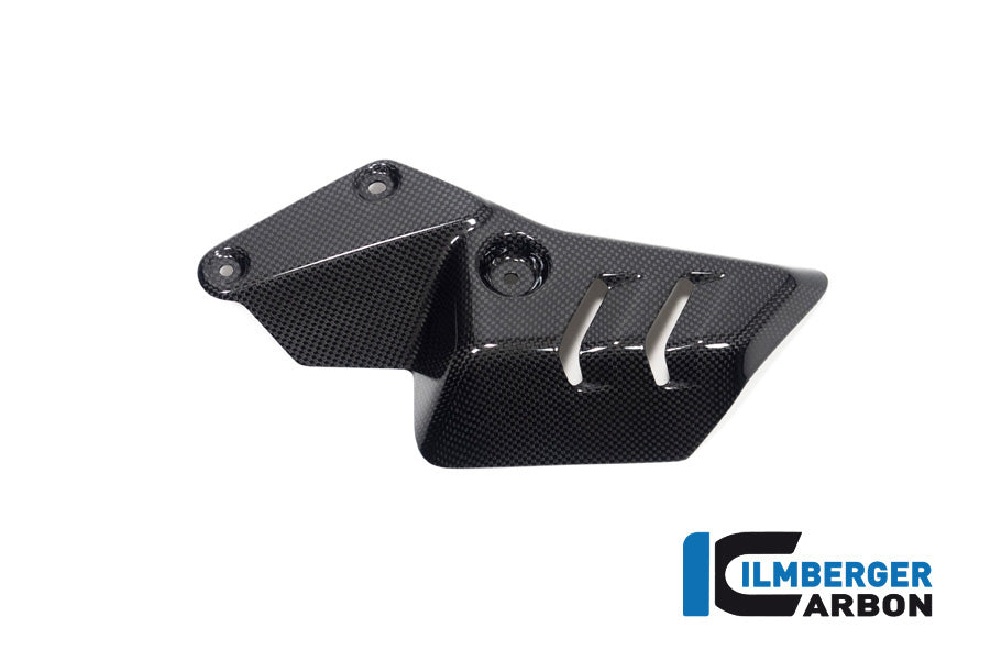 Ilmberger Carbon | Exhaust cover left Ducati Diavel V4 from 2023 gloss — Ducati Diavel V4 2023