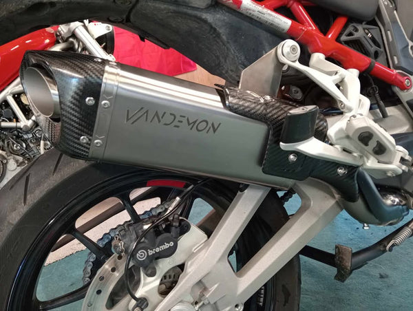 Ducati Multistrada V4/V4s Titanium Vandemon Full 3/4 Exhaust System 2021-2024