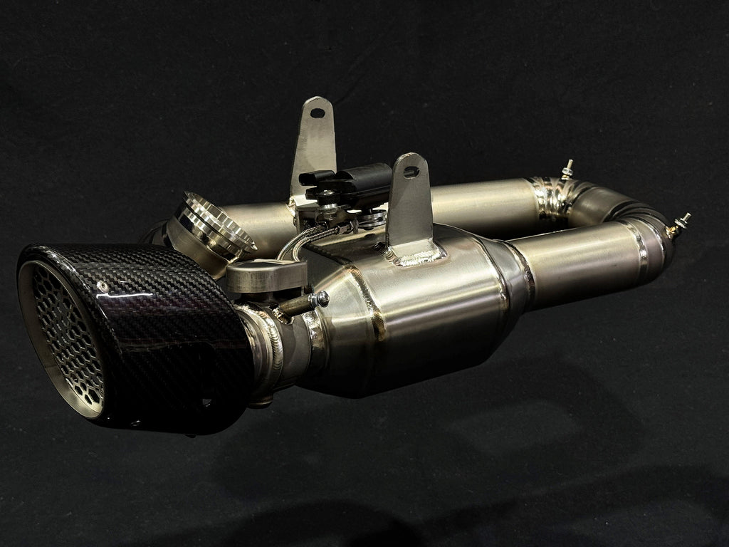 Ducati V2 Panigale & Streetfighter Titanium Stealth Slip-On Bimodal Muffler 2020-2024