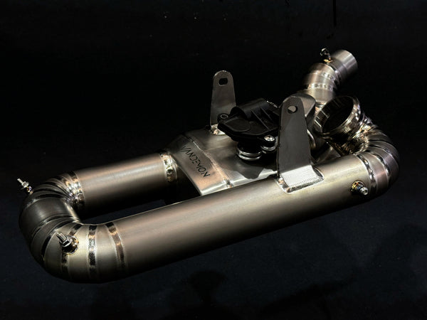 Ducati V2 Panigale & Streetfighter Titanium Stealth Slip-On Bimodal Muffler 2020-2024