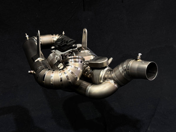Ducati V2 Panigale & Streetfighter Titanium Stealth Slip-On Bimodal Muffler 2020-2024