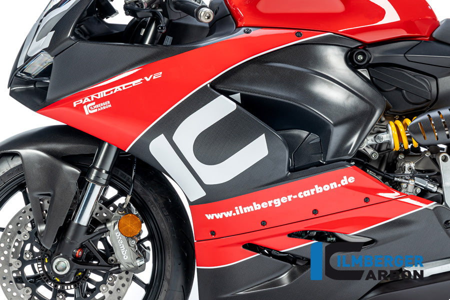 Ilmberger Carbon | Fairing Side Panel left Side matt Panigale V2 — Ducati Panigale V2