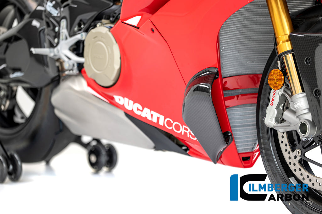 Ilmberger Carbon | Right sidepod carbon glossy Ducati Panigale V4 R 2025 — Ducati PanigaleV4R26