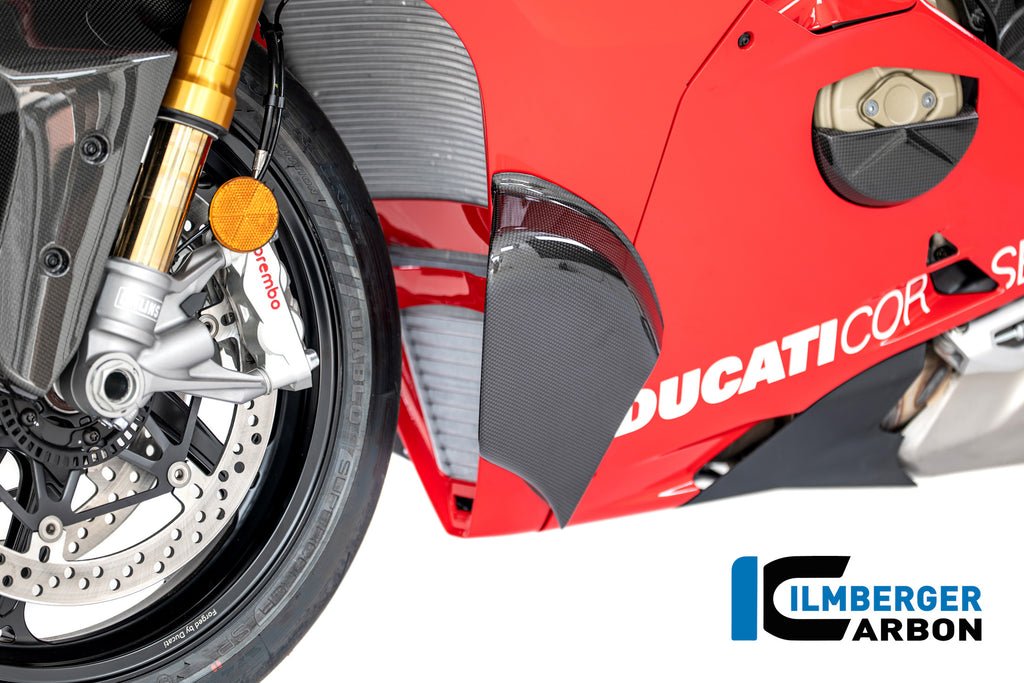 Ilmberger Carbon | Sidepod left Carbon glossy Ducati Panigale V4 R 2025 — Ducati PanigaleV4R26