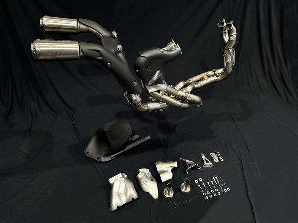 Ducati Panigale-Streetfighter V4,V4S,V4R & V4,V4SP High Mount Exhaust System 2018-24