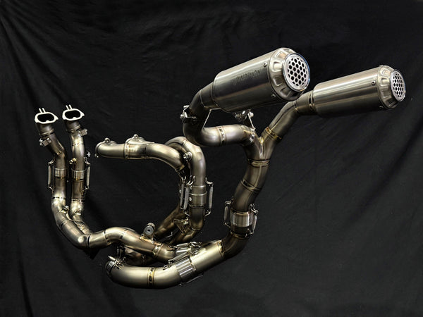 Ducati Panigale-Streetfighter V4,V4S,V4R & V4,V4SP High Mount Exhaust System 2018-24