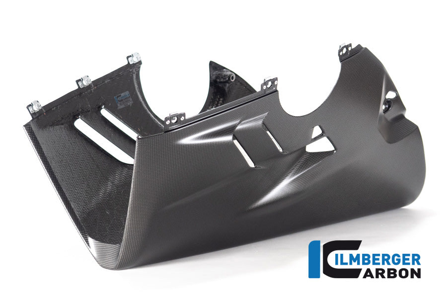 Ilmberger Carbon | Bellypan matt for high Exhaust Panigale V4 Racing — Ducati Panigale V4S Racing from 2022