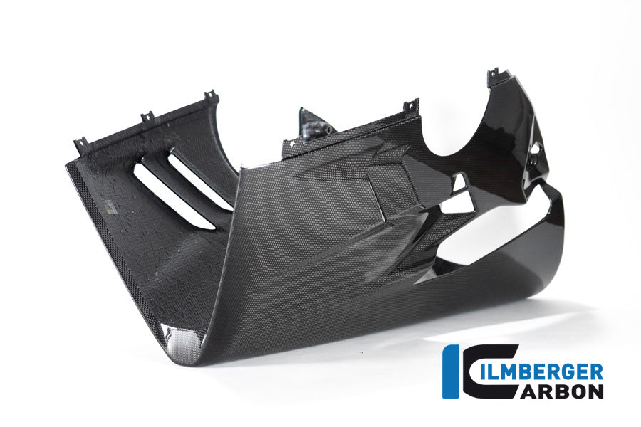 Ilmberger Carbon | Bellypan Panigale V4 22 gloss for higher exhaust with sidestand — Ducati Panigale V4S from 2022