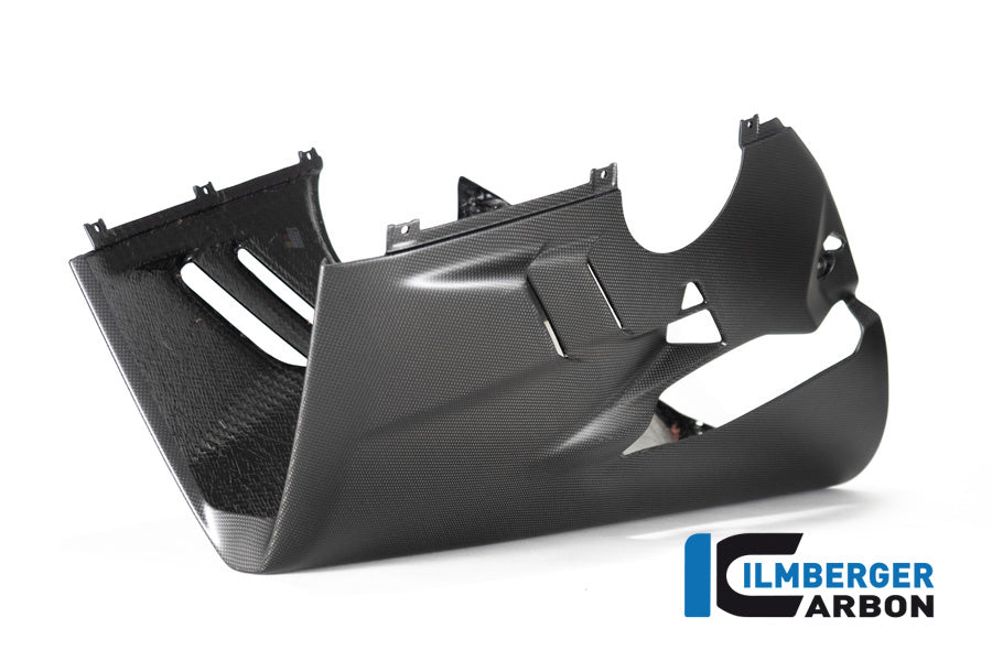 Ilmberger Carbon | Bellypan Panigale V4 22 matt for higher exhaust with sidestand — Ducati Panigale V4S from 2022