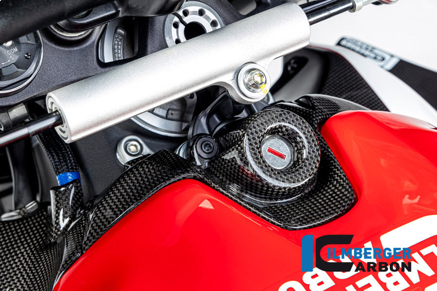 Ilmberger Carbon | Ignition switch cover gloss Ducati Streetfighter V2 — Ducati Streetfighter V2 2022