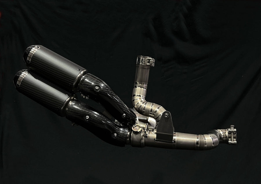 Ducati Supersport 950 Vandemon Bimodal Stealth Titanium Slip-On & Optional Headers