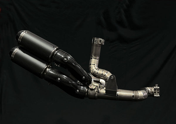 Ducati Supersport 950 Vandemon Bimodal Stealth Titanium Slip-On & Optional Headers