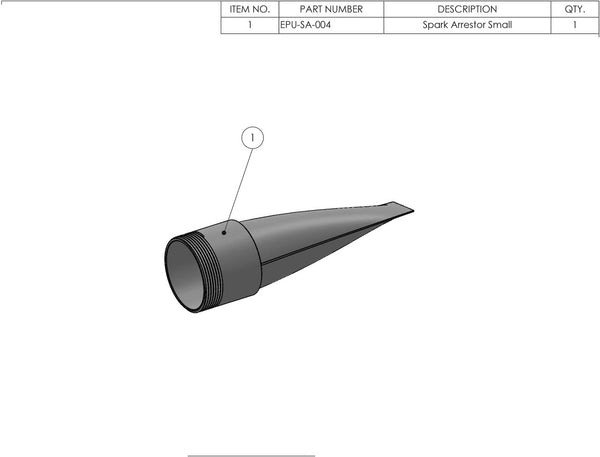 Graves Motorsports Replacement Spark Arrestor Base Screen