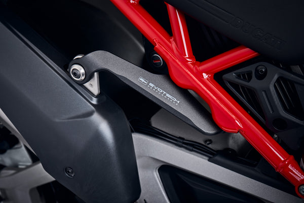 Evotech Performance Ducati Multistrada V4 Sport Exhaust Hanger & Pillion Footpeg Removal Kit (2021 - 2024) - image 2