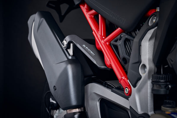 Evotech Performance Ducati Multistrada V4 Sport Exhaust Hanger & Pillion Footpeg Removal Kit (2021 - 2024) - image 3