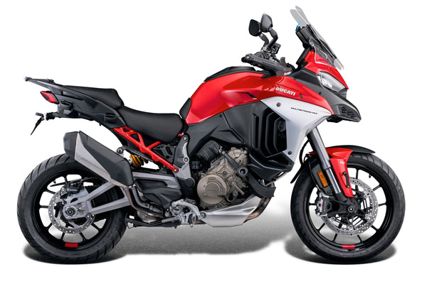 Evotech Performance Ducati Multistrada V4 Exhaust Hanger & Pillion Footpeg Removal Kit (2021 - 2024) - image 4